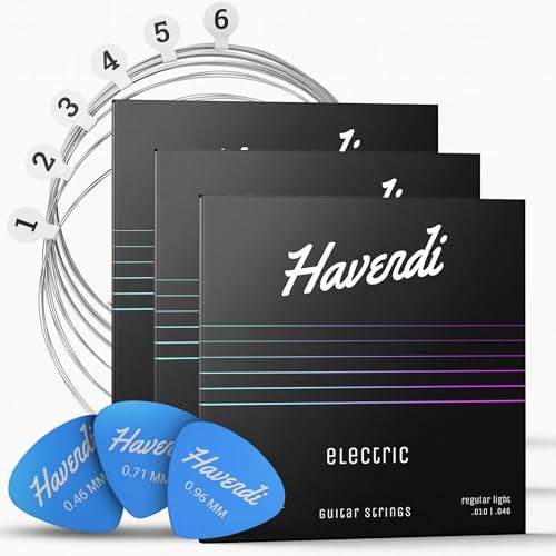 Havendi Electric Guitar Strings 10-46 (6 String Set)