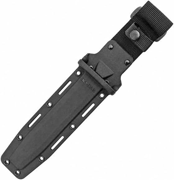 KA-BAR 1216 Hard Polymer Sheath – Durable Full-Size Holder for Fixed Knife Tools