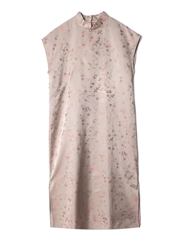 HangErFeng Women Silk Song Brocade Floral Pattern Straight Breathable Vacation