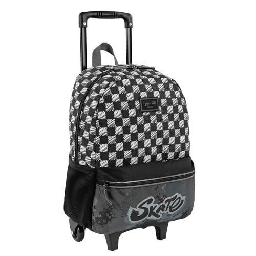 Mochila Rodinha Menino Skate Mochilete Grande Sestini