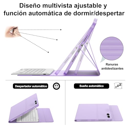 Teclado Español Ñ Desmontable para estudiar y trabajar con Redmi Pad Pro 5