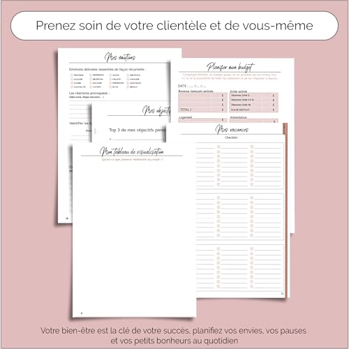 Planner prothésiste ongulaire non daté pour planifier vos rendez-vous manucure au quotidien - 5