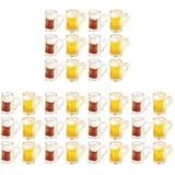 Petites tasses à bière en résine : la décoration multifonctionnelle peut être utilisée pour les mini-maisons de bricolage et les accessoires photo, mini-accessoire de maison
