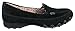 Skechers Women's Bikers Pedestrian Memory Foam Slip-On Moccasin,7.5 M US,Black Suede