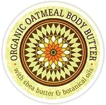 Greenwich Bay Trading Company Botanic Body Butter with Shea Butter and Cocoa Butter 8oz Tub (Organic Oatmeal)