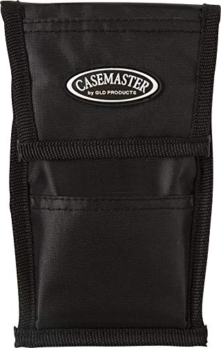 Casemaster Single Black Dart Case with Solid Plastic Insert and Flexible, Tough Nylon Covering, Holds 3 Steel Tip and Soft Tip Darts, Hard Shell Keeps Flights in Perfect Shape - Thumbnail 3
