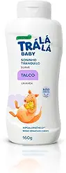 Trá Lá Lá Talco Suave Personagem Baby Branco E Roxo 160 G