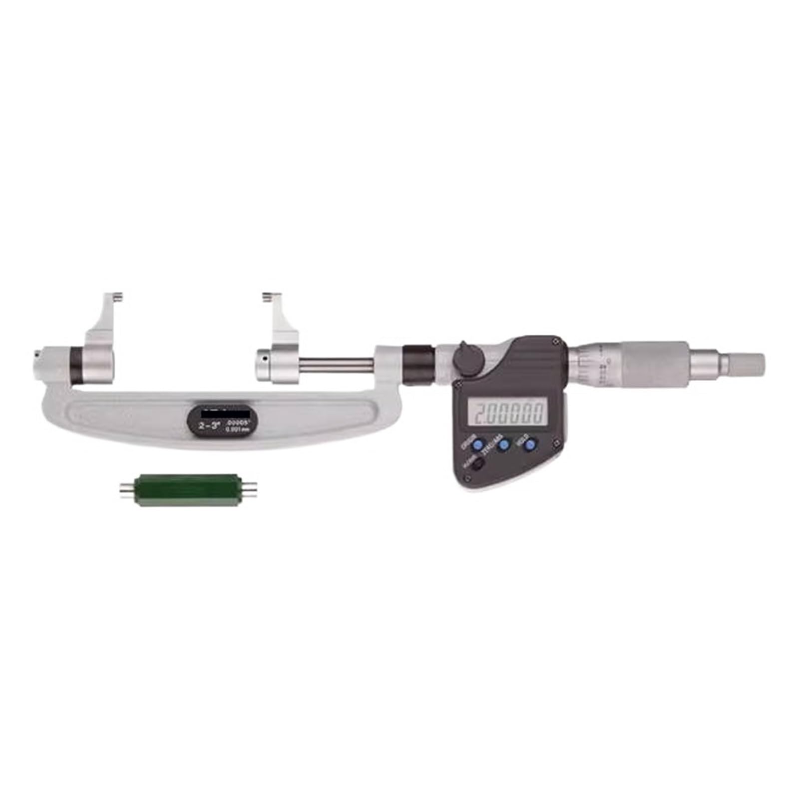 AWWVRLMM Outside Micrometer 343-252-30 2-3" Caliper Type with Carbide Tips Machinist Tool for Metalworking
