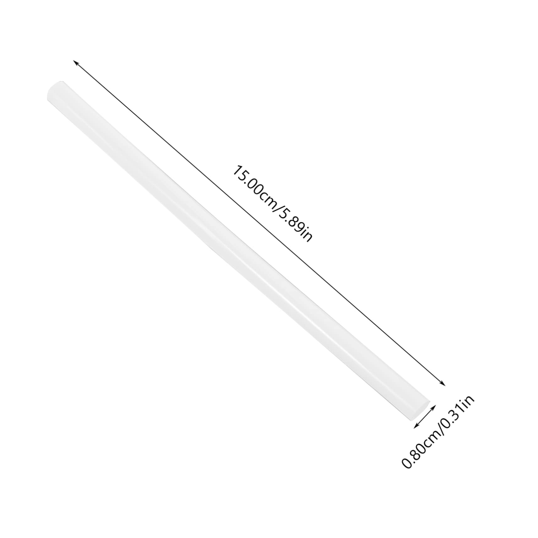 Angoily 30Pcs Hot Melt Glue Sticks Transparent Adhesive Rods for DIY Crafting Repairing Decorating Versatile and Reliable Hot Melt Adhesive for Home Workshop Use