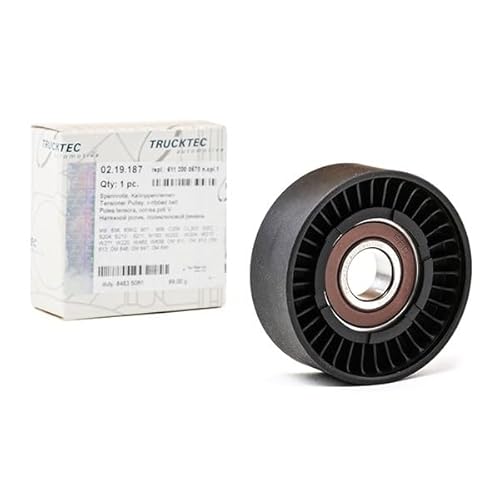 Trucktec Automotive 02.19.187 Polea tensora, correa trapezoidal con dentado interior