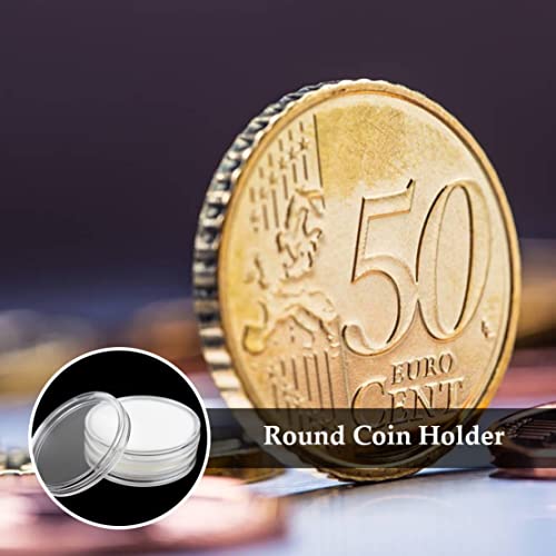 Capsulas para monedas redondas 29-39mm 10 piezas miniatura 2