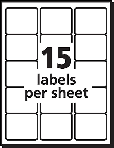 Image of Avery Durable White Cover Up ID Labels for Laser Printers, 2 inch x 2.625 inch, Pack of 750 (6578)