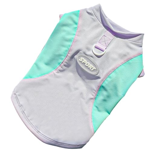 Ventilated Pet Clothing Loose Cut Ick Silk Cooling Vest For Dog And Kittens