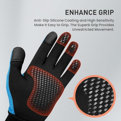 Amrta Luvas de inverno para crianças, térmicas, impermeáveis, para meninos e meninas, para clima fri