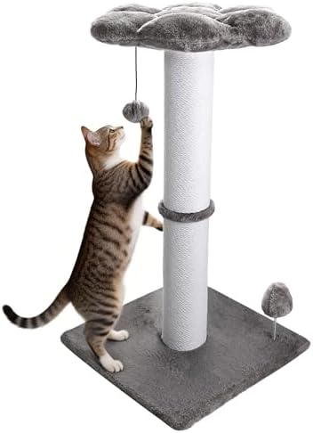Heavy Duty Cat Scratching Post 30 Inch Cotton Rope Cats Scratcher...