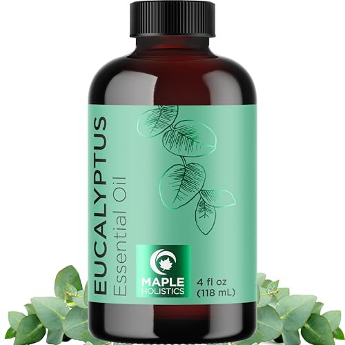 Image of Pure Eucalyptus Essential Oil 4oz Invigorating Home Spa Aromatherapy and Natural Bath Oil - Eucalyptus Oil for Diffuser Dry Scalp Care and DIY Skin Care