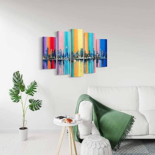Tableau Art et Graffiti Homemania en 5 pièces pour salon et chambre - 2