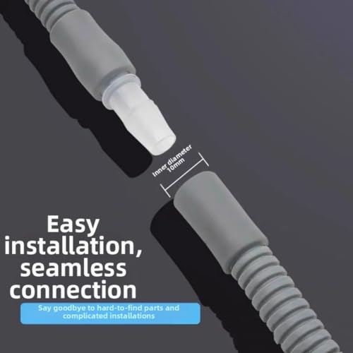 Trockner-Ablaufrohr-Verlängerung, mit PE+PT-Konstruktion, 10 mm Durchmesser, kompatibel mit Trocknern für effiziente Wasserentfernung (0,8 m)