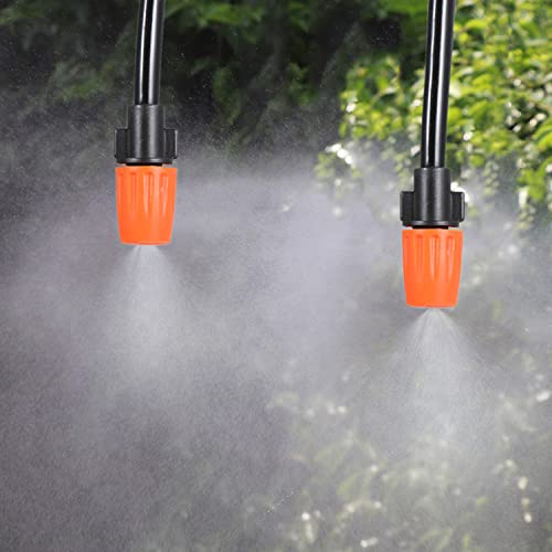 Lianai Kit de irrigação por gotejamento para rega de plantas Sistema de irrigação DIY com temporizad