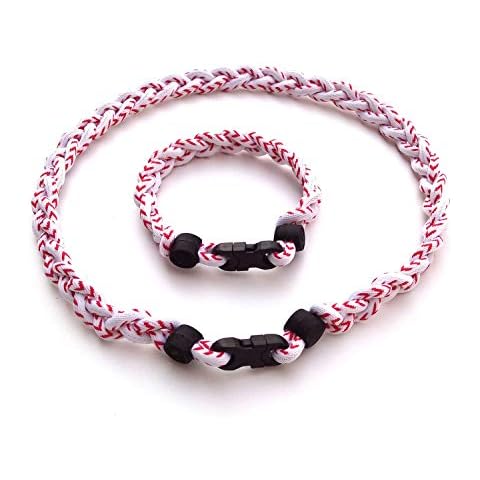 CEBuy 3 Rope Titanium Sport Necklace and Bracelet Cover
