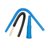 Dryer Vent Cleaning Vacuum Attachment, Universal Lint Vacuum Attachment, Dryer Vent Cleaner Kit Dryer Lint Vacuum Attachment with Stretch Universal Connector, Universal Lint Dryer Attachment
