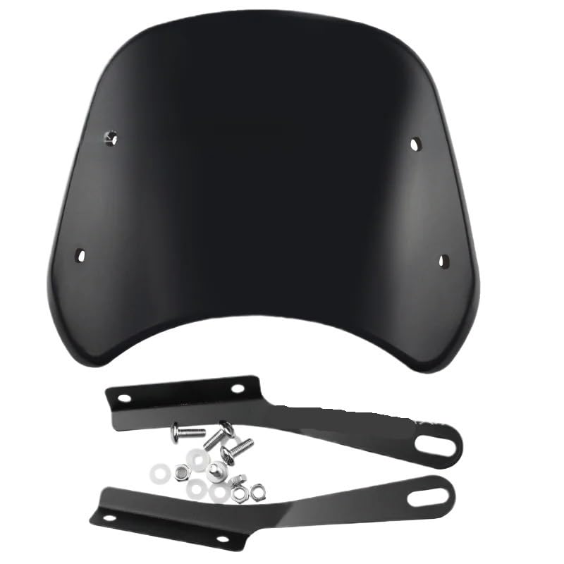 Déflecteur de vent réglable et pare-brise universel amovible pour moto