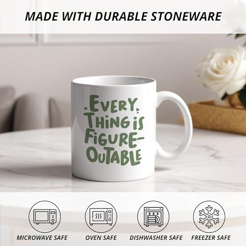 Taza de cerámica verde de 11 onzas miniatura 2