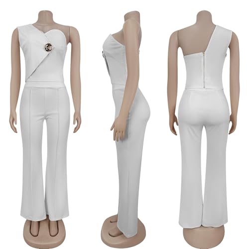 Image of Jigfar Women Sexy Elegant Bodycon Jumpsuit Going Out Romper Birthday Party Club Night Outfits