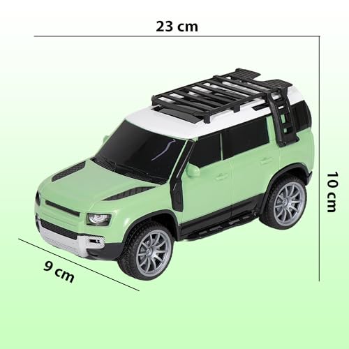 Image of Alloy Metal Pull Back Die-cast Car 1:24 Various Models with Sound & Music, Toy Cars for Kids Durable and Fun Gift for Boys and Girls (Land Rover Car Green)