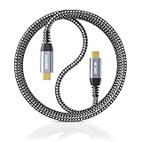 ZeroneTeck USB-C 映像出力対応ケーブル 1M【20Gbps高速データ転送 4K/60Hz 映像出力 100W/5A急速充電 PD対応】USB3.2 Gen2 Type-C データ転送ケーブル対応 MacBook Pro/Air iPad Pro/アイ・オー・データ/Dell/LG/PHILIPS/cocopar/EVICIV/ARZOPA/等type c機種対応