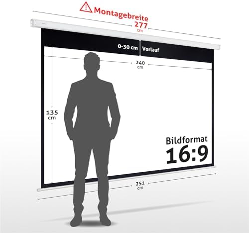 Detailansicht der Fernbedienung der ESMART Leinwand