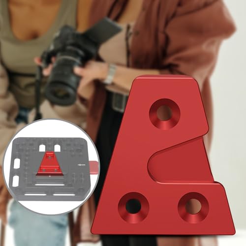 Image of Metal V Mount Battery Plate High Strength Alloy for DSLR Video Camera Secure Connection in Various Photography Equipment