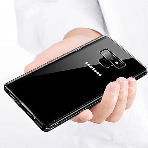 Image of NISHTECH for Samsung Galaxy Note 9 Premium Transparent Hybrid Soft Slim Dust Proof Back Case Cover Silicone with Camera Protection