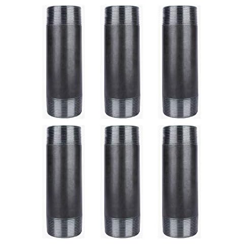 Pipe Décor Black Steel Pipe 6 Pack Cover