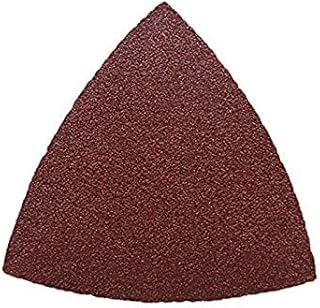 OxoxO 80mm Triangular Sanding Pad Abrasive Sandpaper NO Hole 40 Grits Aluminum Oxide Hook & Loop Sanding Sheets (60-Pack)