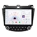 OSSURET 10.1 Inch 16GB Android 9.0 Car Audio GPS Navigation for Honda Accord 7 2003-2007 Head Unit A/C Control 1080P Video Bluetooth Mirror Link