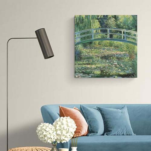 Impression sur toile étang nénuphars Claude Monet décoration murale