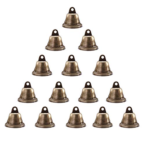 35Pcs Vintage Bronze Jingle Bells, 38Mm Christmas Jingle Bells Rings Christmas Tree Ornaments Pendants For Christmas Tree Decoration, Making Wind Chimes, Dog Doorbell & Potty Training, Housebreaking #TOP4