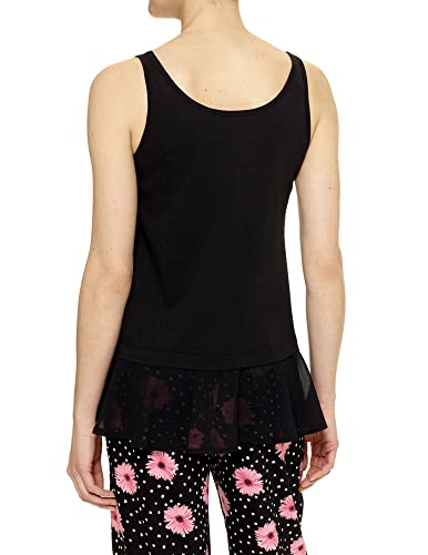 Image of HUE Women's Summer Vacation Pajama Separates, Soft, Whimsical Print Pjs with Tropical Beach Themes, Flip Flops, Cocktails