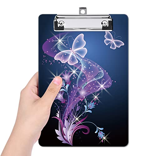 Image of Small Plastic Clipboard 6 x 9 in, Standard A5 Size Fashion Clip Board