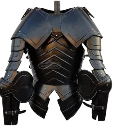Half Suit of Armor Medieval Breastplate Knight Armor Antique Black Finish