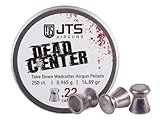JTS Dead Center Precision .22 Cal, 14.89 Grain, Wadcutter, 250ct, Blister Pack