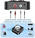 KAIY Bluetooth Receiver for Home Stereo, Bluetooth to RCA Adapter for Old Receiver with 3D Surround, Low Latency 3.5mm Audio Adapter for Old Speakers/Vintage Stereo, Support TF Card Play Music
