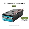 48V(51.2V) 100Ah Lithium Iron Phosphate Battery LiFePO4 5120Wh More Than 5000 Times Charge and Discharge Deep Cycle Battery, Comes with BMS Lithium-ion Battery, Disaster Prevention Supplies