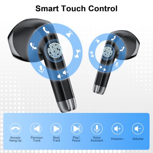 Écouteurs Bluetooth 5.4 réduction antibruit pour appels clairs