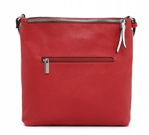 Tamaris Corinna crossover bag red aux finitions soignées - 3
