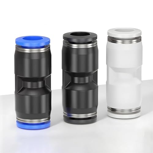 Unión neumática recta PU 12mm con ajuste a presión hermético 4