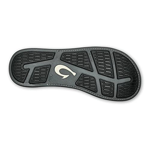 Image of OluKai Tuahine Men's Waterproof Leather Sandals, Versatile Beach Flip Flops, Arch Support & Comfort Fit, Lightweight & Durable, Enhanced Grip & Traction