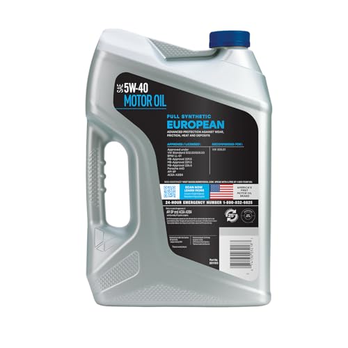 Image of Valvoline European Vehicle Full Synthetic SAE 5W-40 Motor Oil 5 QT