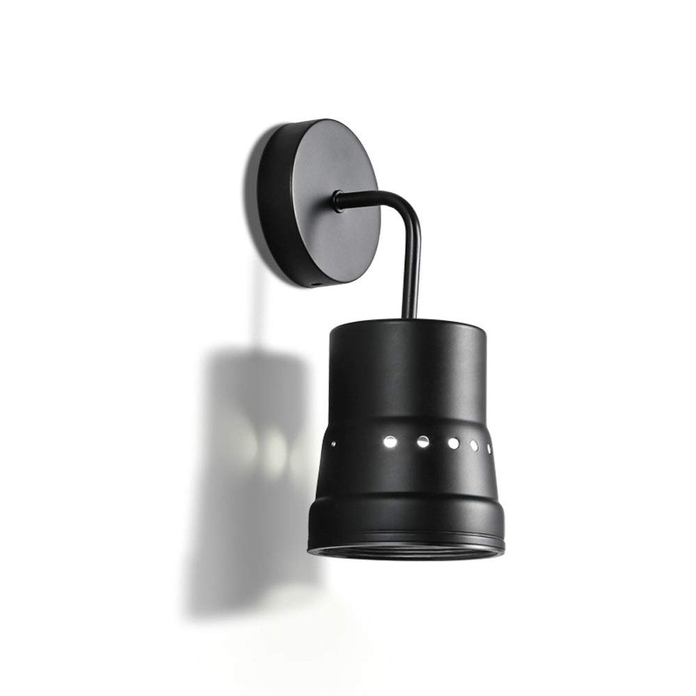 OZBMA Wall Mounted Light Modern Minimalist Reading Nordic Bedroom Bedside Lamp Indoor E27 Single Head Edison Sconce for Living Room Aisle Restaurant Clothing Store